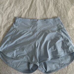 4” speed up Lululemon shorts